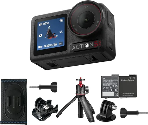 Miniatura 7 de DJI Osmo Action 5 Pro Combo estándar, cámara de acción impermeable con sensor de 1/1.3 pulgadas, video 4K/120fps, seguimiento de temas