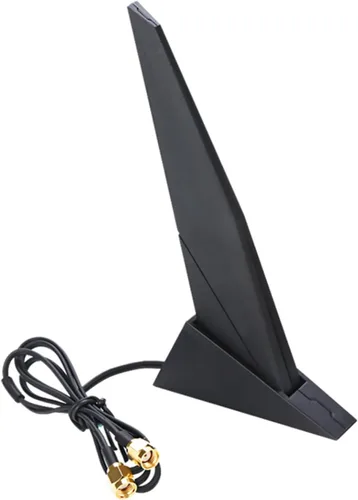 TECKEEN Antena WiFi de doble banda para Asus Z390 Z490 X570 placa base 2T2R, 2.4G/5G WiFi6e antena con cable de extensión, magnética en la parte