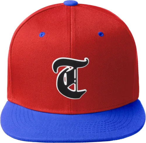 Miniatura 537 de Daxton Gorra clásica con visera de billete plano con letras del alfabeto inglés antiguo de la A a la Z