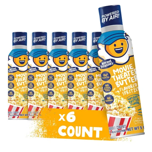 Kernel Season's Spray de mantequilla para cine de 5 onzas (paquete de 6)