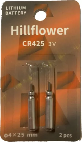 Miniatura 2 de 2 piezas CR425 425 LM425 BR425 de larga duración a granel 3 V batería de litio para alarma remota PC