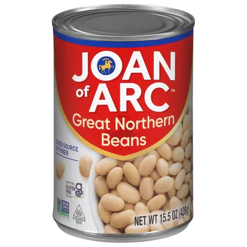 Miniatura 12 de Joan of Arc Beans, Riñón rojo claro, sin sal añadida, 15.5 onzas (paquete de 12)
