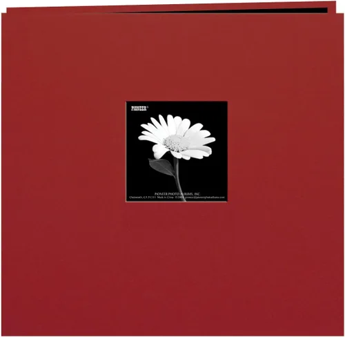 Miniatura 22 de Pioneer MB-811CBFBLK - Libro de memorias con marco de tela, encuadernado con postes, 8 1/2 pulgadas x 11 pulgadas, color negro profundo