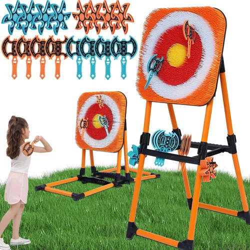 Miniatura 10 de Axe Throwing Game for Backyard with 8 Axes & 8 Star Darts,Axe Throwing Game Set for Indoor & Outdoor,Yard,Camping,Backyard