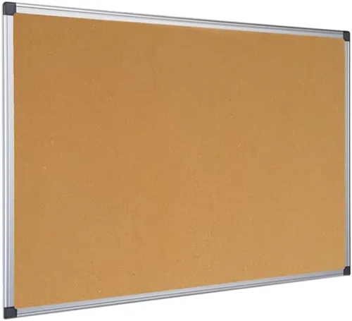 Miniatura 7 de MasterVision Maya Series Tablero de anuncios de corcho autorreparable, tablero de corcho con pasador de empuje para montaje en pared, 24 x 36
