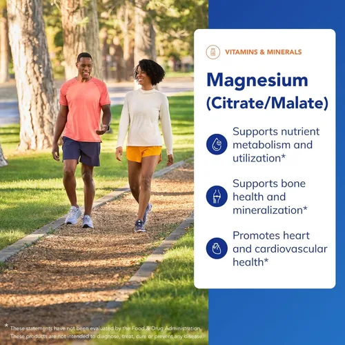 Miniatura 3 de Pure Encapsulations Magnesio (Citrato/Malato) - Suplemento de magnesio para apoyar la utilización de nutrientes, energía, huesos y salud