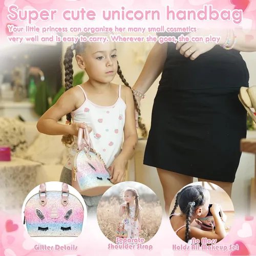 Miniatura 4 de ROKKES Juego de Maquillaje Infantil de Simulación para Niñas - Juego de Maquillaje Falso Maquillaje para Niñas, Kit de Maquillaje de Juego, Mejores