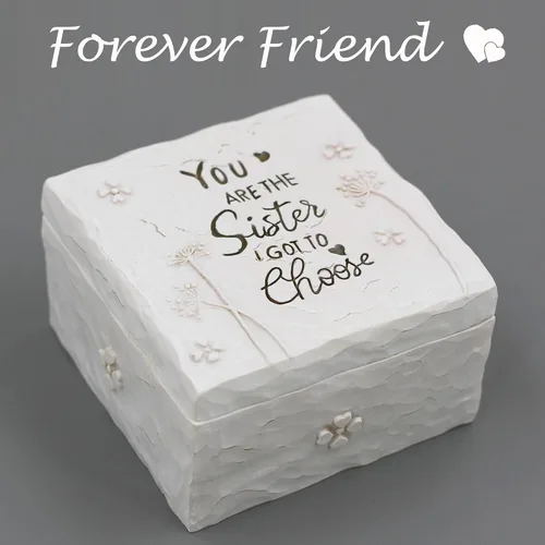 Miniatura 4 de BORLESTA Regalos para amigas – Regalos para amigas para mujeres, regalos de Navidad para amigos – You're the Sister I Got to Choose – Regalos