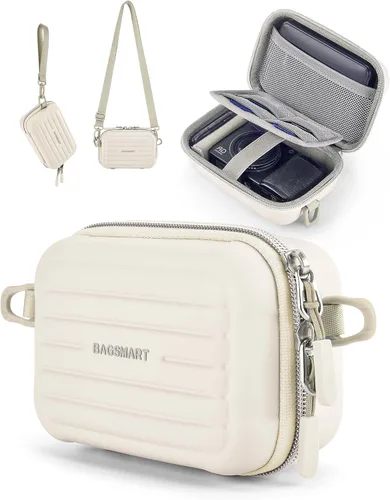 Miniatura 9 de BAGSMART Funda para cámara digital, protectora e impermeable para cámara pequeña con correa para el hombro, bolsa ligera para cámara Canon PowerShot