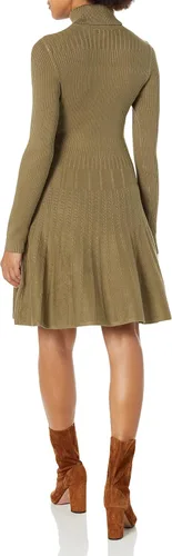 Miniatura 2 de GUESS Eco Essential Amelia - Vestido de tortuga de manga larga para mujer