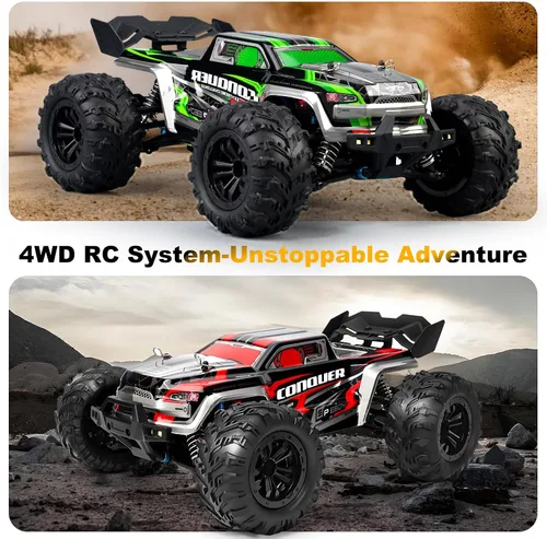 Miniatura 6 de Coche RC 4WD de alta velocidad a escala 1:16, camión de control remoto todoterreno de 25 MPH para adultos y adolescentes, vehículo eléctrico todo