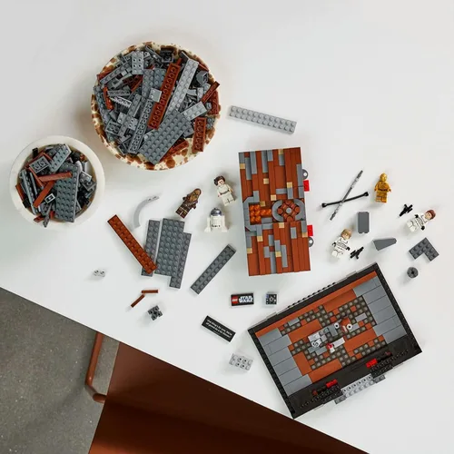 Miniatura 6 de LEGO Star Wars Death Star - Compactador de basura Diorama 75339 Kit de construcción (802 piezas)
