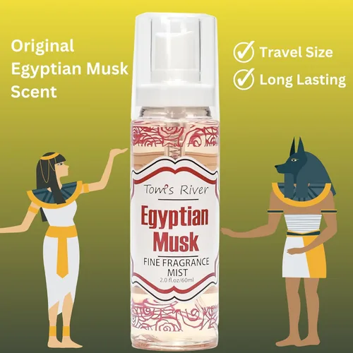 Miniatura 3 de Infinix Egyptian Musk - Niebla de fragancia fina, 2 onzas líquidas, spray corporal para mujeres, perfume suave y duradero para hombres y mujeres