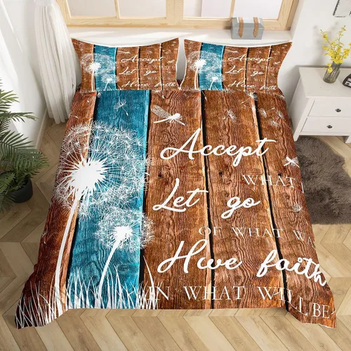 Miniatura 18 de Erosebridal Regalos de libélula para mujeres, funda de edredón de diente de león, mariposa y libélulas, juego de ropa de cama para mujeres y niñas