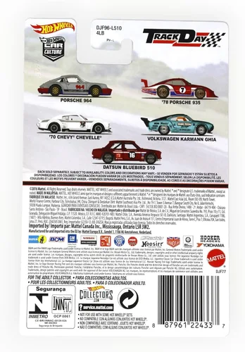 Miniatura 2 de Hot Wheels Volkswagen Karmann Ghia, Día de la pista 4/5