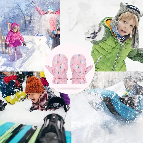 Miniatura 71 de Guantes de nieve para hombre y mujer, impermeables, para invierno, cálidos, para esquí, snowboard, guantes para mujer