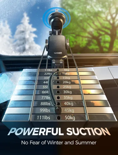 Miniatura 6 de Cargador inalámbrico de coche con soporte para teléfono, soporte de teléfono de carga rápida de 15 W, soporte de teléfono con abrazadera automática