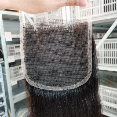 Miniatura 10 de Cierre frontal de encaje HD de 13 x 4 pulgadas, cabello humano lacio con encaje frontal de 10 pulgadas, cabello virgen brasileño 100% sin procesar