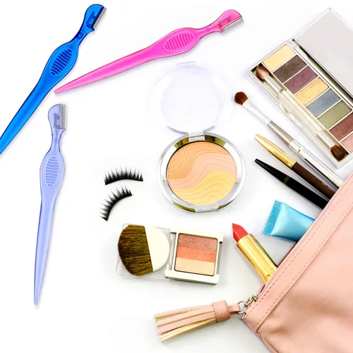 Miniatura 6 de 30 piezas de afeitadora Dermaplane para mujeres, afeitadora con cubierta de precisión, herramienta de dermaplaning exfoliante multiusos, depilación