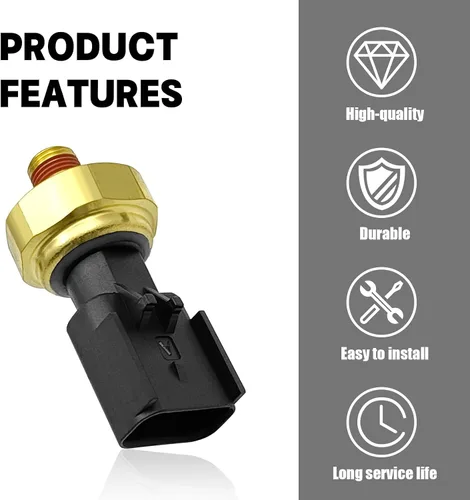 Miniatura 6 de 5149062AA Sensor de presión de aceite de motor Interruptor remitente compatible con Dodge Avenger 2011-2014, Caliber 2009-2010, Grand Caravan 3.6L
