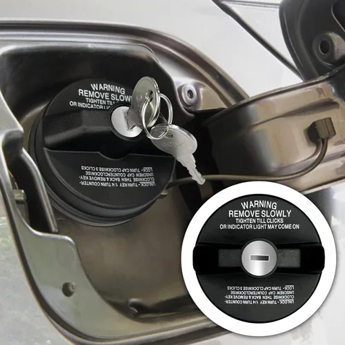 Miniatura 5 de Tapa de Gas con Bloqueo, Tapa de Gas con Llave para Toyota 4Runner Tacoma Honda CRV Tundra Acura Infiniti Nissan Buick Cadillac GMC Chevy, Tapas