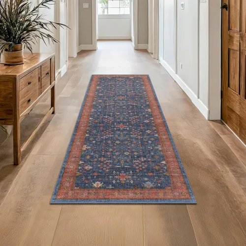Miniatura 139 de Alfombra Boho Negra para Sala de Estar - Alfombra de Área Lavable de 10x14 Pies, Alfombras de Comedor para Debajo de la Mesa, Alfombra Suave de Pelo