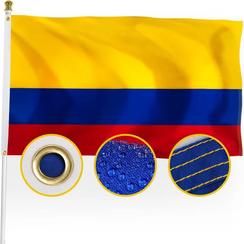 Miniatura 8 de XIFAN Bandera india prémium de 3 x 5 pies, para exteriores, grande, de doble cara, resistente, nailon 210D, bordado, bandera india nacional y país