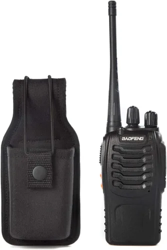 Miniatura 5 de LUITON Funda para radio Baofeng, funda de radio bidireccional para walkie talkies, funda de nailon para Motorola Kenwood Icom HYT Arcshell Baofeng