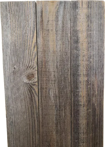 Miniatura 7 de Letrero de madera rústica envejecida DIY en blanco (gris envejecido, 11"x36")