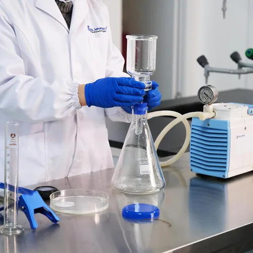 Miniatura 7 de Mecanismo de Laboratorio para Filtración al Vacío y Destilación, Kit de Filtro de Ensamblaje de Filtración al Vacío de Vidrio Borosilicato con Termo