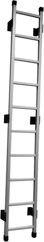 Miniatura 7 de Escalera de sótano con 5 peldaños, 54 pulgadas de alto de aluminio para ventana, escalera de escape de incendios en ambientes húmedos con capacidad