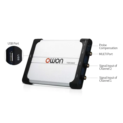 Miniatura 2 de Owon vds1022i PC USB Osciloscopio, MIT USB aislamiento, 25 MHz