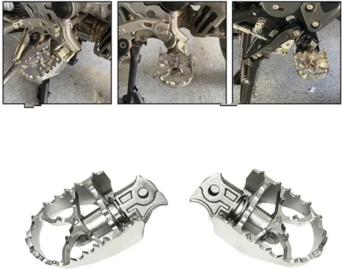 Miniatura 2 de Reposapiés para BMW Reposapiés Peg F800GS F 800GS F700GS F650GS F 800/700/650 para GS 2008-2018 2016 2017 Reposapiés de la motocicleta Reposapiés