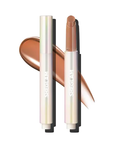 Miniatura 12 de SHEGLAM PoutPerfect - Lápiz labial sólido hidratante no pegajoso con aceite de coco, temporada de bayas