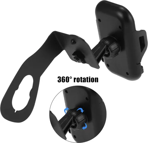 Miniatura 6 de X AUTOHAUX Soporte de teléfono multifuncional de 360 grados, soporte de radio, perno en soporte organizador de soporte para Jeep Wrangler JK JKU