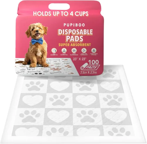 Miniatura 17 de PUPIBOO Almohadillas lavables para orina para perros y gatos - Almohadillas de entrenamiento para cachorros reutilizables súper absorbentes - 100%