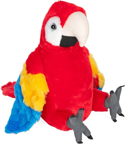 Miniatura 8 de Wild Republic Peluche de guacamayo escarlata, animal de peluche, regalo para niños, Cuddlekins de 8 pulgadas