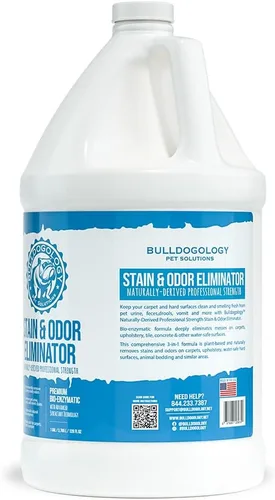 Miniatura 2 de Bulldogology Bio-Enzymatic - Removedor de manchas y olores de mascotas, limpiador enzimático de alfombras para mascotas para orina de gatos