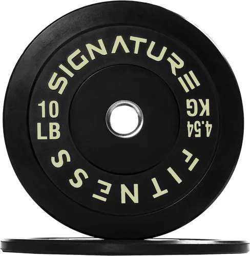 Miniatura 9 de Fitvids Juego de discos de peso olímpicos de goma de 2 pulgadas, juego de discos de parachoques con barra para entrenamiento de fuerza, 180-390