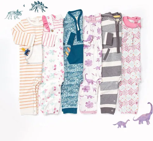 Miniatura 4 de Burt's Bees Baby Romper Jumpsuit, 100% Organic Cotton One-Piece Outfit Coverall