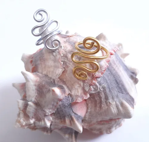 Miniatura 4 de Handmade Crochet Tension Ring ZigZag Wire Wrapped Knitting or Crochet Tool Crochet Gifts and Accessories Active
