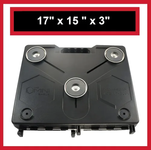 Miniatura 7 de La estación de trabajo portátil OmniShelf, caja de herramientas magnética, soporte para laptop con capacidad de 50 libras, estación de trabajo manos