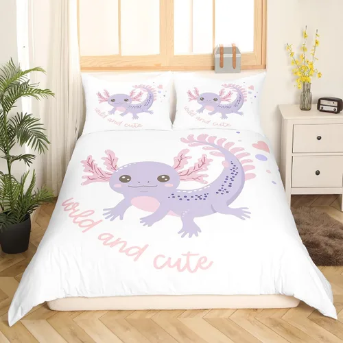 Miniatura 13 de Erosebridal Funda de edredón de pingüinos tamaño Queen, juego de ropa de cama de pingüinos negros y blancos, funda de edredón de animales lindos