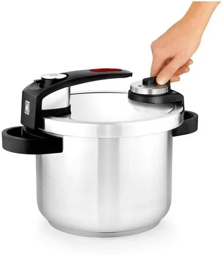 Miniatura 3 de BRA Tekna - Olla rápida a presión, acero inoxidable, gris, 8.7 in