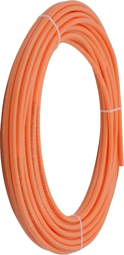 SharkBite Tubo PEX naranja de 3/8 pulgadas x 100 pies, fabricado en los Estados Unidos, tubo de agua flexible de barrera de oxígeno para calefacción