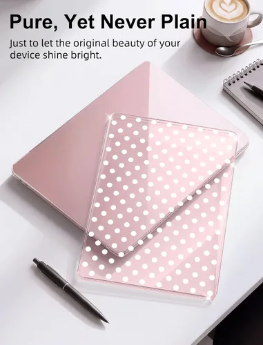 Miniatura 5 de Seorsok Funda compatible con MacBook Neo de 13 pulgadas, modelo A3404 de versión 2026 con chip A18 Pro, funda rígida de plástico transparente