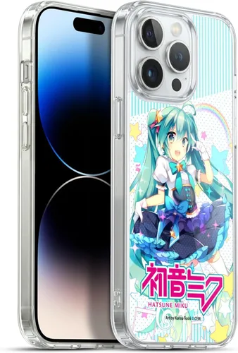 Miniatura 97 de Head Case Designs Licencia Oficial Hatsune Miku Gráficos Lindos Carcasa de Gel [Protección de Grado Militar] Compatible con Apple iPhone 7
