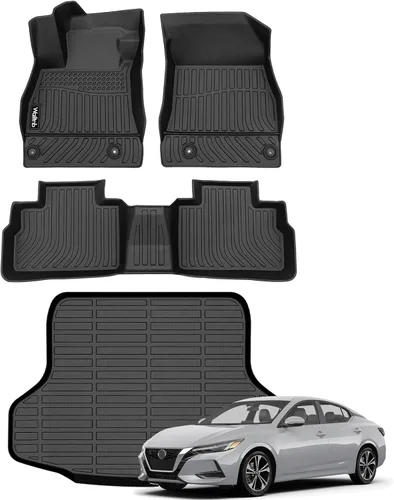 Miniatura 94 de Tapetes de piso para todo clima y forro de carga con respaldo para Chevrolet Suburban de 7 asientos 2021-2025 / GMC Yukon XL de 7 asientos