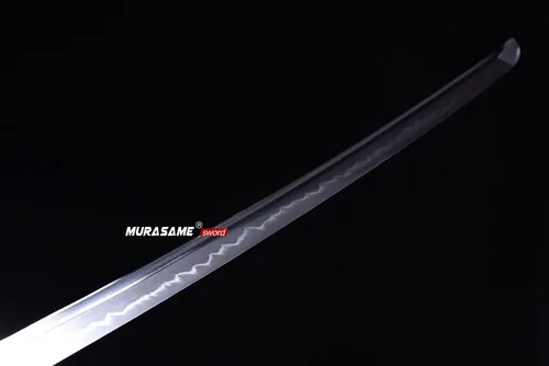 Miniatura 9 de MURASAME Katana Espada 41" T10 Acero Real Hamon Maquinilla de afeitar afilada espiga completa hecha a mano