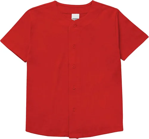 Miniatura 23 de Hat and Beyond camiseta de béisbol para hombre con botones hipster hip hop